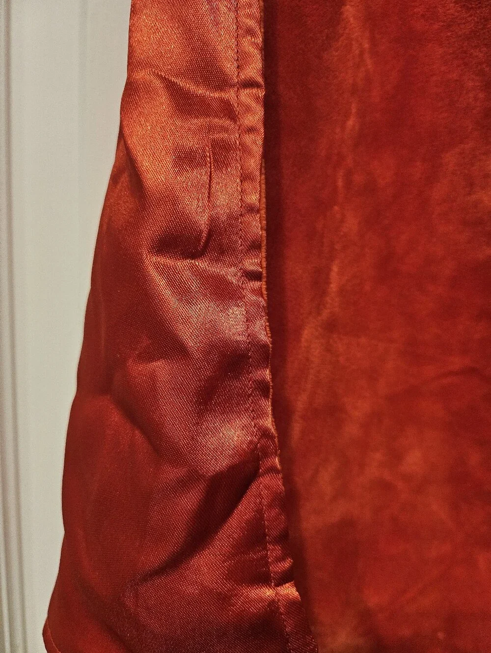 Halloween Dog Red Velvet Cape Jacket with Velcro Strap